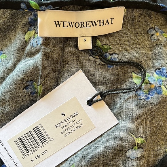 NWT WeWoreWhat ruffle top - Picture 4 of 5